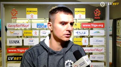 Na zdjęciu Łukasz Janoszka (fot. youtube.com / PGE FKS STAL MIELEC)