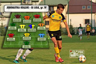 Jedenastka kolejki - 3 liga gr. IV (13. kolejka - 19/20 października 2019)