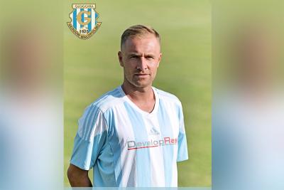 Na zdjęciu Łukasz Szczoczarz, strzelec gola na wagę punktu dla Głogovii (fot. Facebook / Ludowy Klub Sportowy Głogovia Głogów)