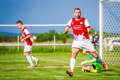 Kamil Chmielowski (na zdjęciu) zdobył bramkę na wagę jednego punktu. (fot. Michał Rysz)
