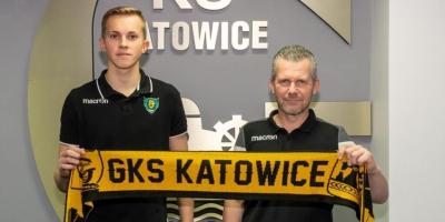 Łukasz Konefał podpisał kontrakt z GieKSą (fot. GKS Katowice)