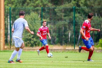 Maciej Domański (w środku) wróci do PGE Stali Mielec? (fot. PGE Stal Mielec)