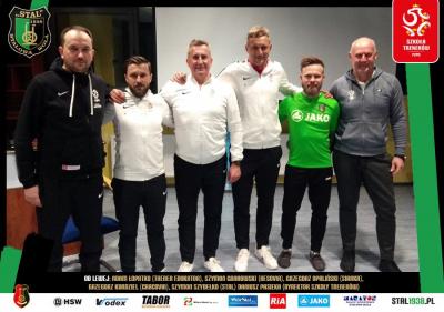 Wczoraj miała miejsce wizyta osób ze Szkoły Trenerów PZPN (fot. Stal Stalowa Wola PSA)