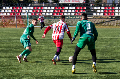 Izolator Boguchwała zremisowała z Orłem Przeworsk 1-1. (fot. Kamil Gołąbek)