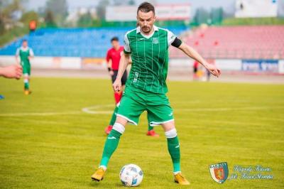Damian Łanucha liczy że Wisłoka wiosną będzie jeszcze mocniejsza (fot. Karol Słomka/Karpaty Krosno)