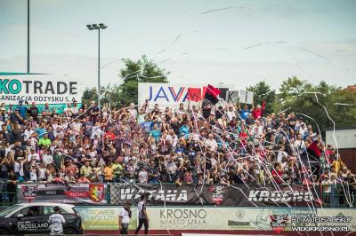 Kiedy kibice będą mogli zapełnić stadiony na meczach żużlowych? (fot. Mateusz Biskup/ Wilki Krosno)