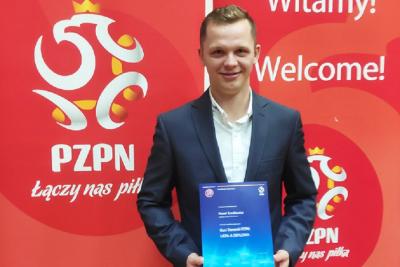 Paweł Tomkiewicz zostanie nowym trenerem czwartoligowego Partyzanta MAL-BUD1 Targowiska. (fot. PZPN)