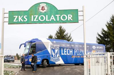 Lech Poznań już dziś zaczyna podróż do Mielca. (fot. Przemysław Szyszka/Lech Poznań)