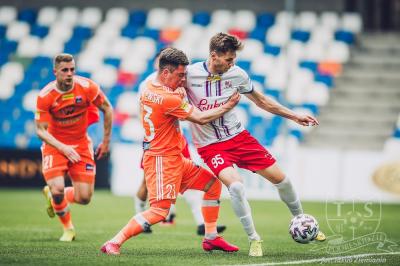 Podbeskidzie Bielsko-Biała nadal jest liderem Fortuna 1 ligi. (fot. Jakub Ziemianin/Podbeskidzie Bielsko-Biała)