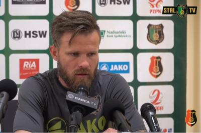 Szymon Szydełko mówi, że Stali Stalowa Wola nie wyszedł mecz z Garbarnią Kraków. (fot. Stal Stalowa Wola)