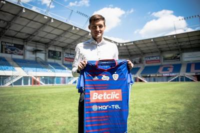 Michał Żyro tylko pół roku grał w PGE FKS Stali Mielec. (fot. Piast Gliwice)