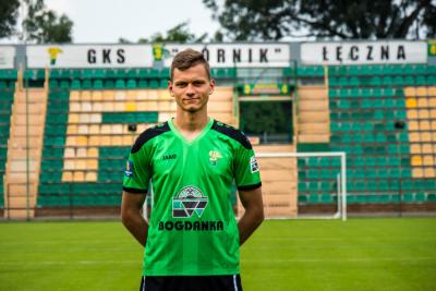Na zdjęciu Jakub Jaroszyński (fot. Górnik Łęczna)