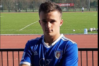 Na zdjęciu Dominik Kulon był zawodnik Karpat Krosno ( Fot. Na Spalonym)