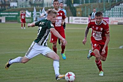 Adam Mójta (z prawej) będzie grał w ŁKS-ie Probudex Łagów! (fot. Radosław Kuśmierz)