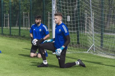 Rafał Strączek wrócił do treningów z PGE FKS Stalą Mielec. (fot. Stal Mielec)