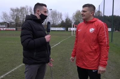 Jacek Piszczek uważa, że jego zespół był dużo słabszy od Wólczanki Wólka Pełkińska. (fot. własne)