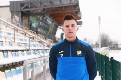 Mateusz Kompanicki wrócił na Lubelszczyznę. Będzie grał w Avii Świdnik. (fot. Avia)