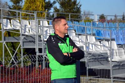 Jaromir Wieprzęć podsumował mecz ze Stalą Kraśnik (fot. Stal Stalowa Wola PSA)