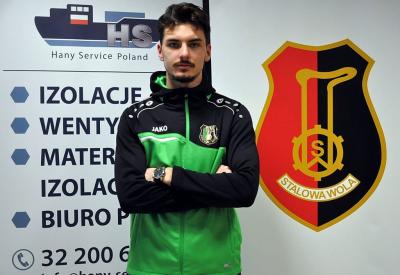 Kacper Pietrzyk został nowym zawodnikiem Stali Stalowa Wola (fot. Krzysztof Nowaliński/Stal Stalowa Wola PSA)