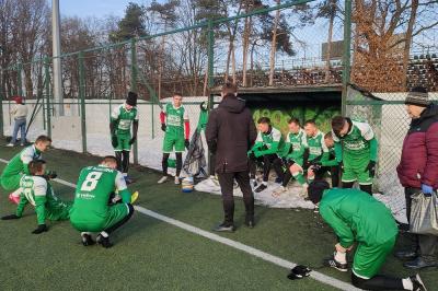 Wisłoka Dębica wygrała z Wólczanką Wólka Pełkińska w sparingu. (fot. Wisłoka Dębica)