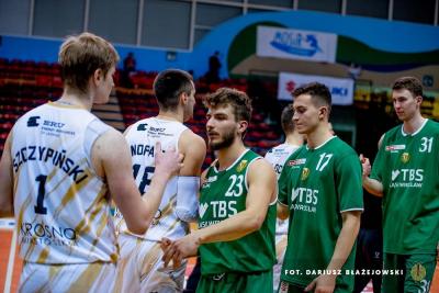 Miasto Szkła Krosno przegrało z TBS Śląskiem II Wrocław 75-85. (fot. Dariusz Błażejewski)