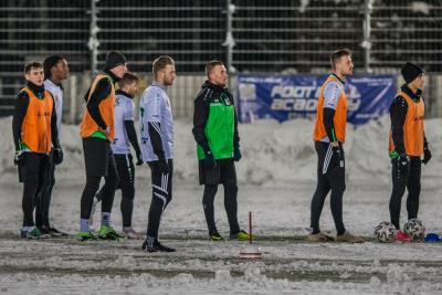 Stal Stalowa Wola przegrała z Górnikiem Łęczna w meczu towarzyskim (fot. Radosław Kuśmierz)