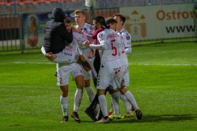 Górnik Zabrze wyrwał zwycięstwo w meczu z PGE Stalą Mielec (fot. Radosław Kuśmierz)