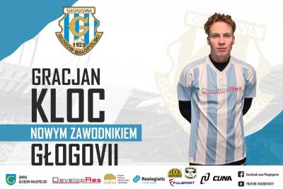 Gracjan Kloc wzmocnił Głogovię Głogów Małopolski (fot. Głogovia Głogów Małopolski)