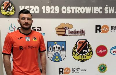 Fuad Bayramov został nowym zawodnikiem KSZO 1929 Ostrowiec Świętokrzyski (fot. KSZO 1929 Ostrowiec Świętokrzyski)