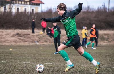 Michał Daniel (na zdjęciu) dwukrotnie ukąsił Ekoball Stal Sanok (fot. Robert Skalski)