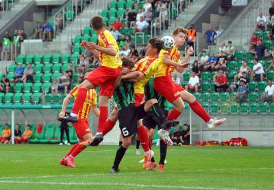 Rezerwy Korony Kielce okazały się lepsze od Stali Stalowa Wola (fot. Stal Stalowa Wola PSA)