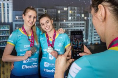 Anna Stencel oraz Marta Krajewska (na zdjęciu) zostają w Developresie SkyRes Rzeszów na kolejny sezon. (fot. Developres)