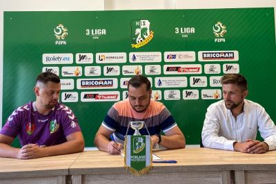 Rafał Borysiuk pozostanie trenerem Podlasia Biała Podlaska na najbliższe dwa lata. (fot. Podlasie)