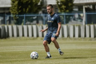 Patryk Małecki (na zdjęciu) zdobył gola już w swoim pierwszym meczu sparingowym w barwach Stali Rzeszów (fot. stalrzeszow.pl)