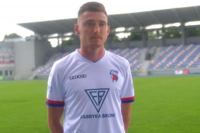 Michał Kielak zagra w sparingu Stali Stalowa Wola ze Stalą Rzeszów. (fot. Broń Radom)