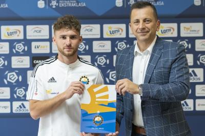 Mateusz Wyjadłowski będzie grał w PGE FKS Stali Mielec w przyszłym sezonie! (fot. Stal Mielec)