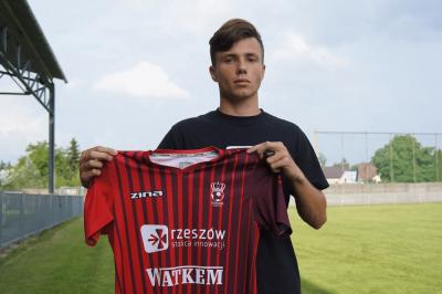Karol Cholewa będzie grał w Koronie Rzeszów w sezonie 2021/22. (fot. Kuba Noworól)