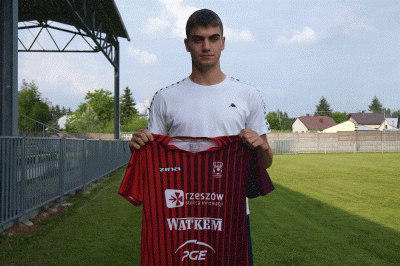 Szymon Rygiel został wypożyczony do WATKEM Korony Rzeszów. (fot. Kuba Noworól)