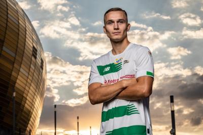 Łukasz Zjawiński został nowym zawodnikiem Lechii Gdańsk. (fot. Lechia)