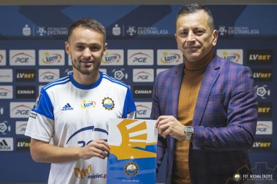 Dawid Kort przez najbliższy rok będzie grał w PGE FKS Stali Mielec. (fot. Michał Trzpis)