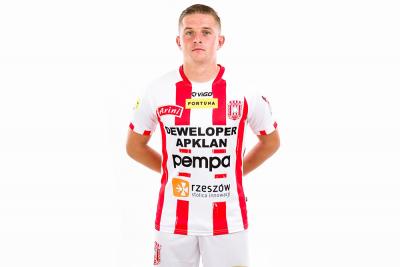 Bartłomiej Kiełbasa został wypożyczony z Resovii do Stali Stalowa Wola na rok (fot. cwks-resovia.pl)
