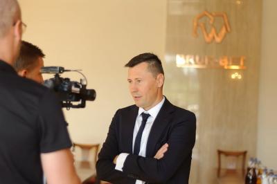 Krzysztof Lipecki został oficjalnie nowym szkoleniowcem Hutnika Kraków. (fot. Bruk-Bet Termalica)