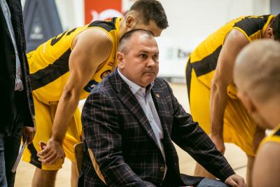 Trener Rawlplug PTG Sokół Łańcut - Dariusz Kaszowski (fot. Sebastian Maślanka) 