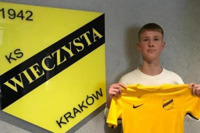 Bartłomiej Porębski zmienił Podhale Nowy Targ na Wieczystą Kraków. (fot. Wieczysta)