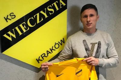 Maciej Jankowski będzie grał w Wieczystej Kraków! (fot. Wieczysta)