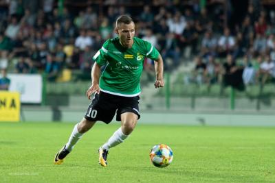 Dawid Flaszka może zostać piłkarzem Podhala Nowy Targ. (fot. GKS Bełchatów)