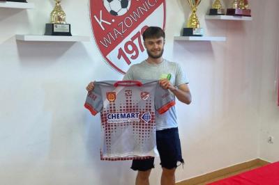 Jakub Kądziołka nie będzie grał w KS Wiązownica w rundzie wiosennej. (fot. KS Wiązownica)