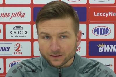 Daniel Myśliwiec, szkoleniowiec Stali Rzeszów: mówię “szacunek” moim piłkarzom 