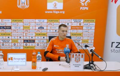 Klaudiusz Krasa, pomocnik Resovii: Wierzyliśmy do końca, że uda się zdobyć punkty