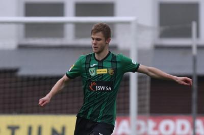 Mateusz Bondarenko zostanie graczem Apklan Resovii. (fot. GKS Jastrzębie)